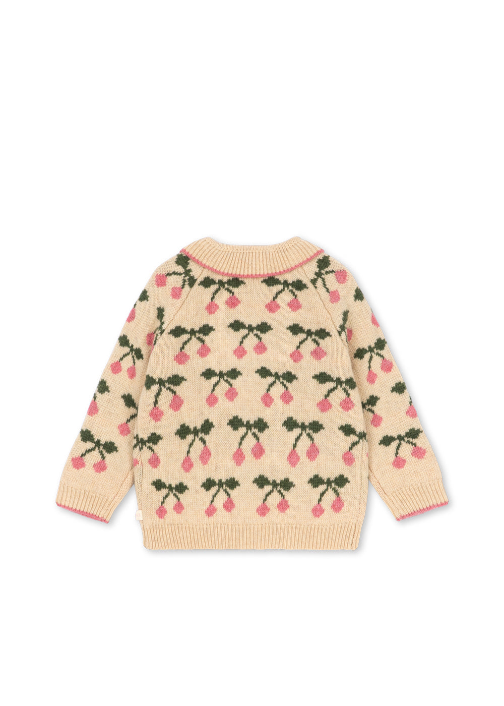 Belou Collar Cardigan (Cherry)