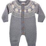 Fair Isle Romper (Slate)