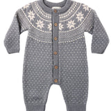 Fair Isle Romper (Slate)