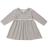 Long Sleeve Baby Dress (Vintage Stripe)