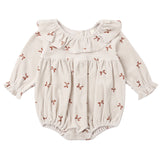 Wendy Romper (Red Bows)