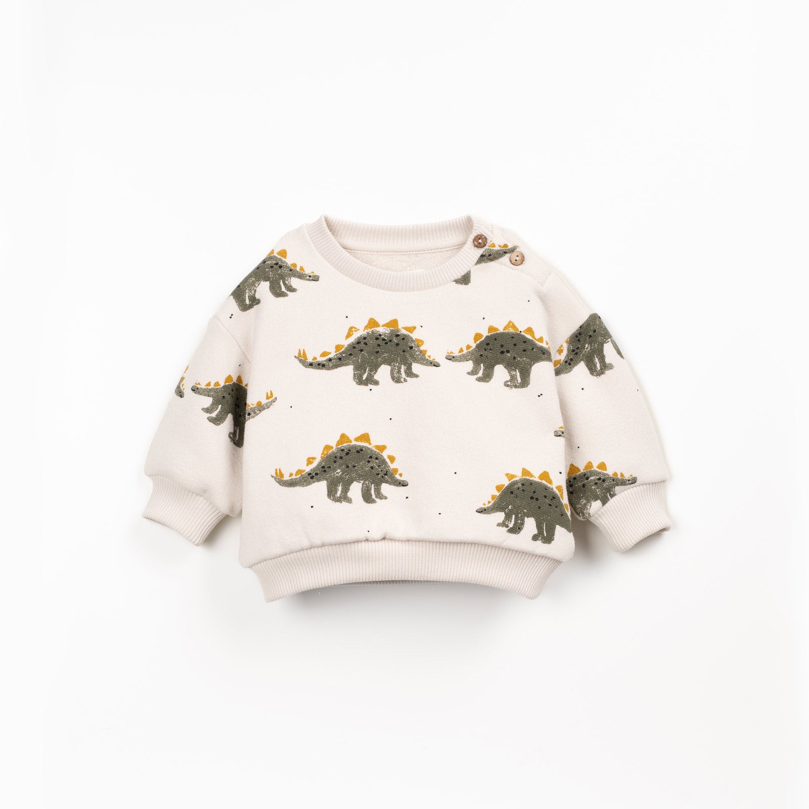 Printed Fleece Sweater (Dinosaur)