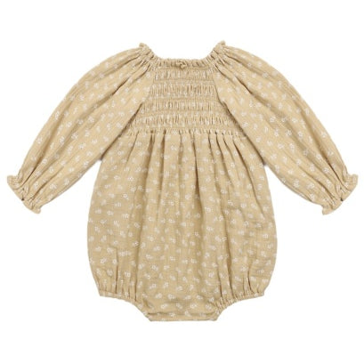 Eden Romper (Butterscotch Floral)