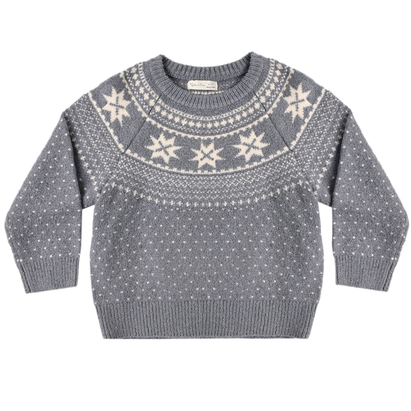 Fair Isle Sweater (Slate)