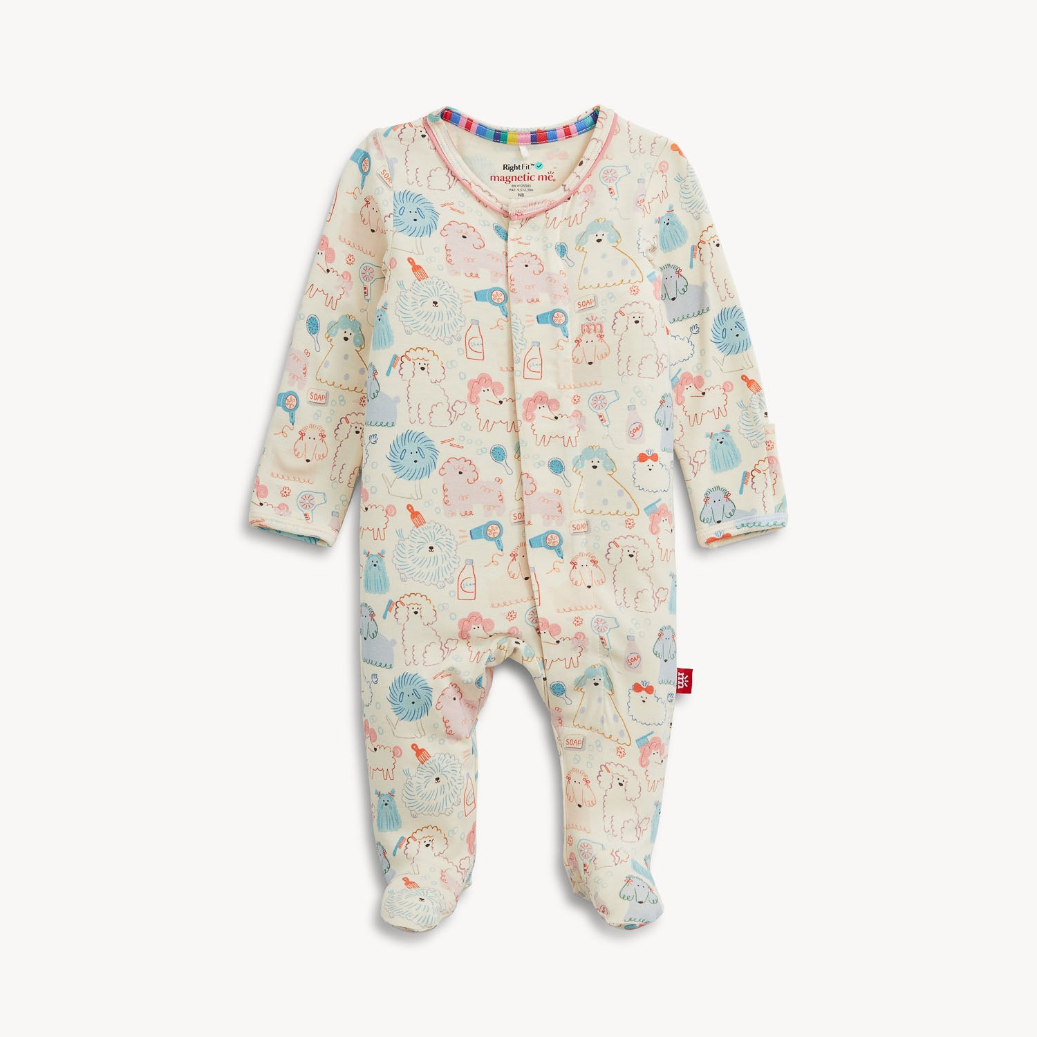 Modal Ruffle Footie (Poodle Pawlor)