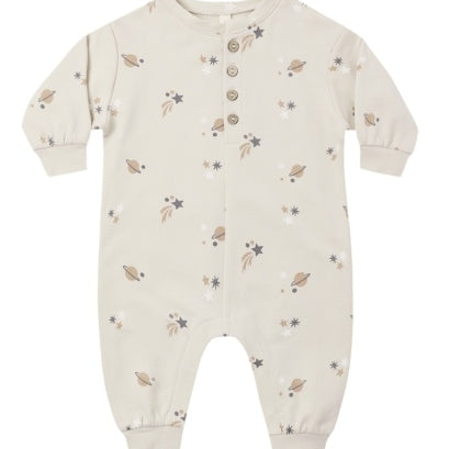 Relaxed Fleece Jumpsuit (Space)