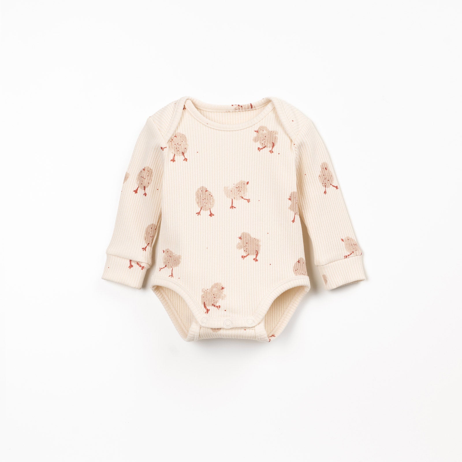 Printed Rib Bodysuit (Chick)