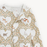 Organic Cotton Footie (Animal Heart)