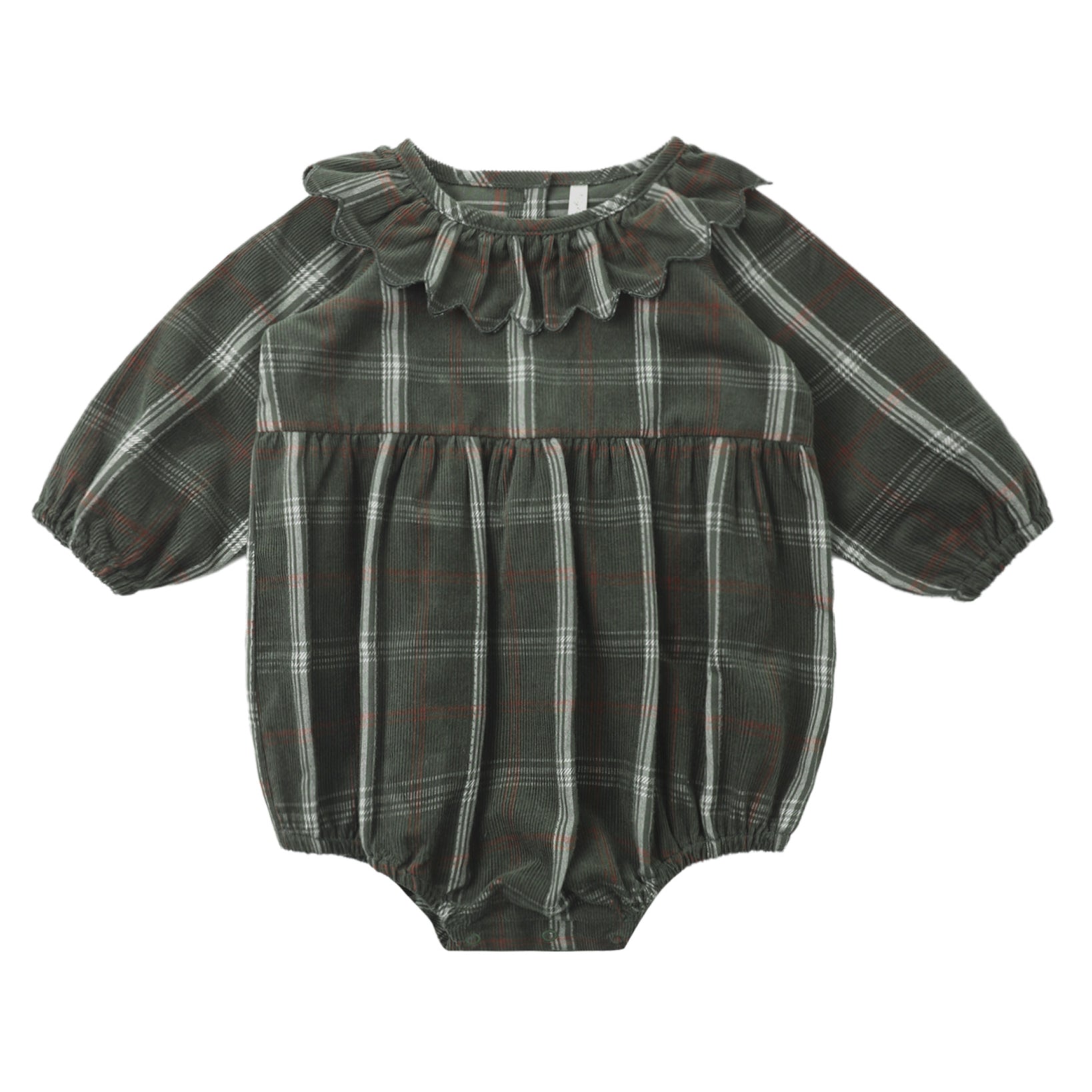 Freya Romper (Holiday Plaid)