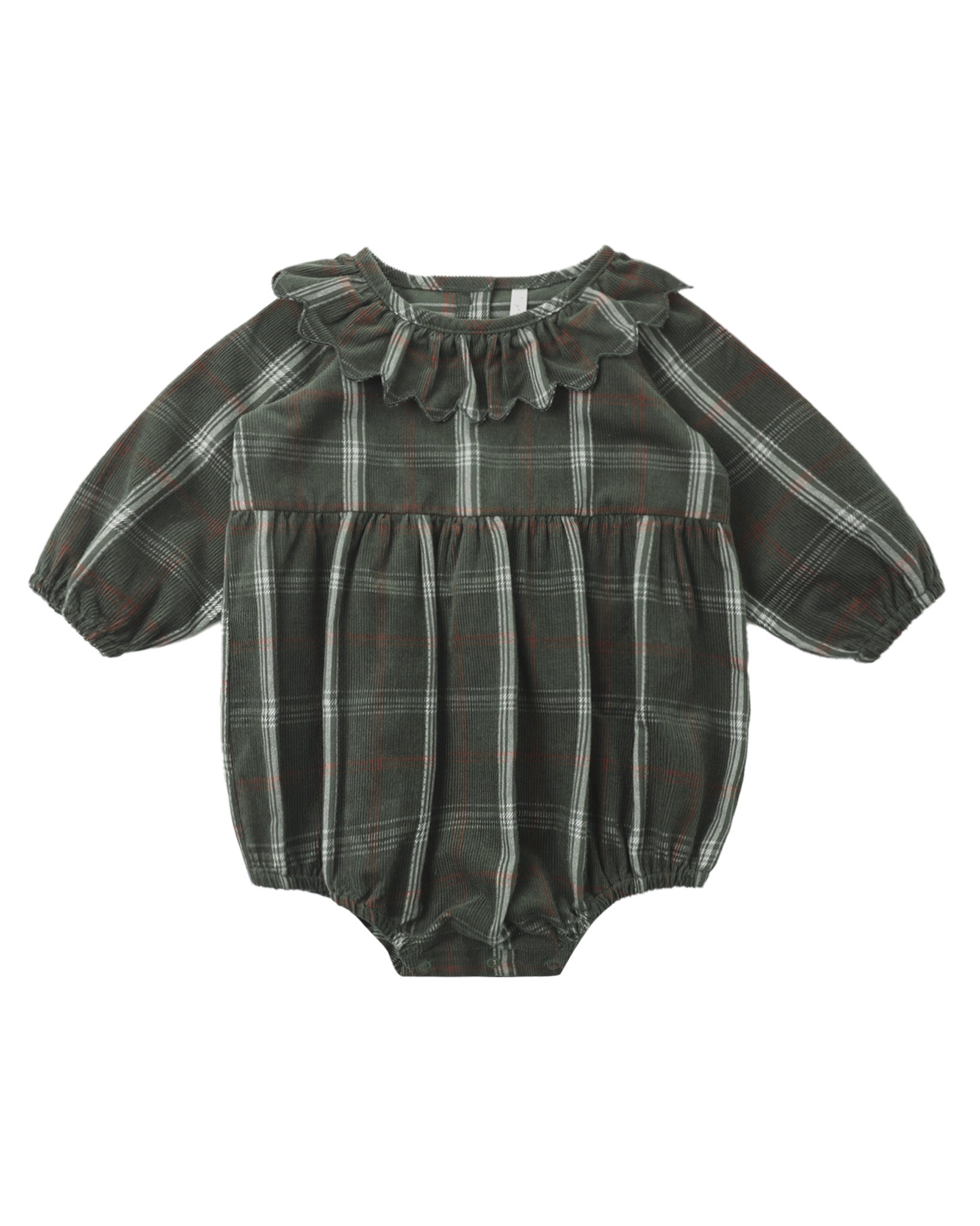 Freya Romper (Holiday Plaid)