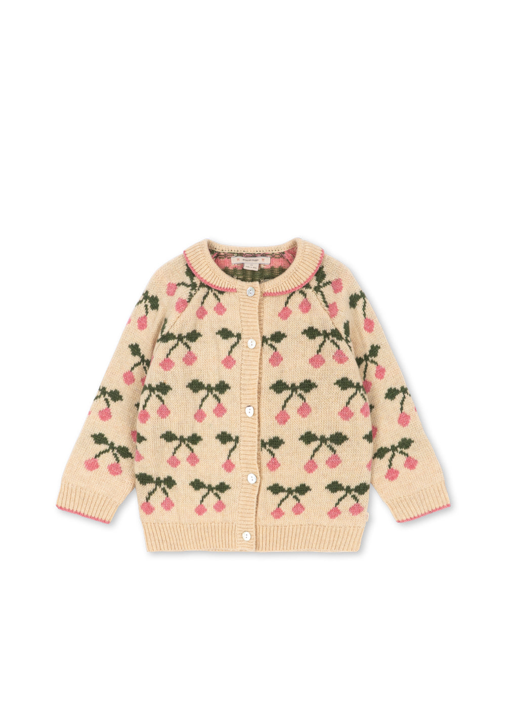 Belou Collar Cardigan (Cherry)