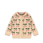 Belou Collar Cardigan (Cherry)