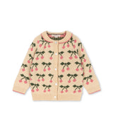 Belou Collar Cardigan (Cherry)