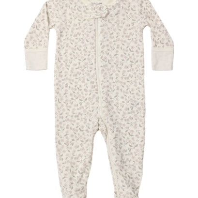 Zip Long Sleeve Sleeper Footie (Floret)