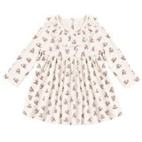 Ruffle Collar Dress (Ruby Bloom)