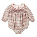 Callie Romper (Christmas Plaid)