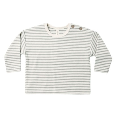Long Sleeve Tee (Laurel Microstripe)