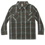 Pocketed Flannel Shirt (Holiday Plaid)