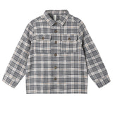Pocketed Flannel Shirt (Winter Plaid)