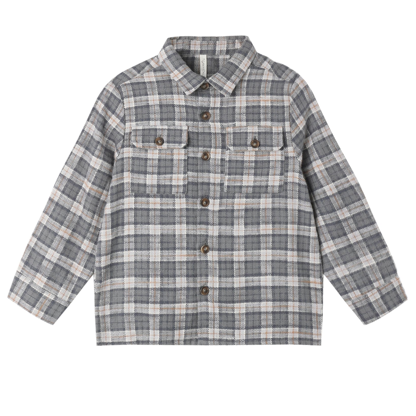 Pocketed Flannel Shirt (Winter Plaid)