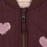 Juno Sequin Bomber Jacket (Decadent Chocolate)