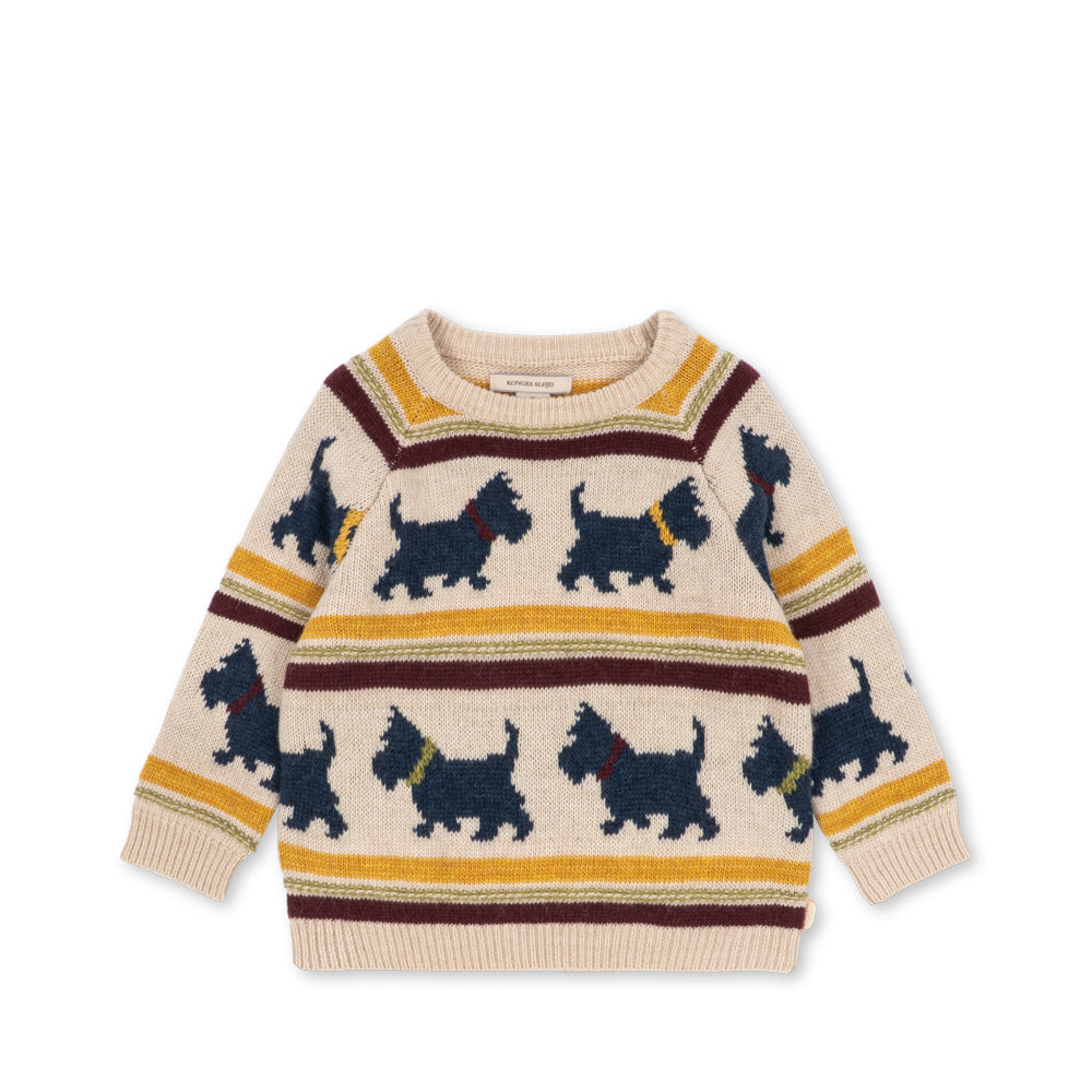 Belou Knit Sweater (Piccolo Scottie)