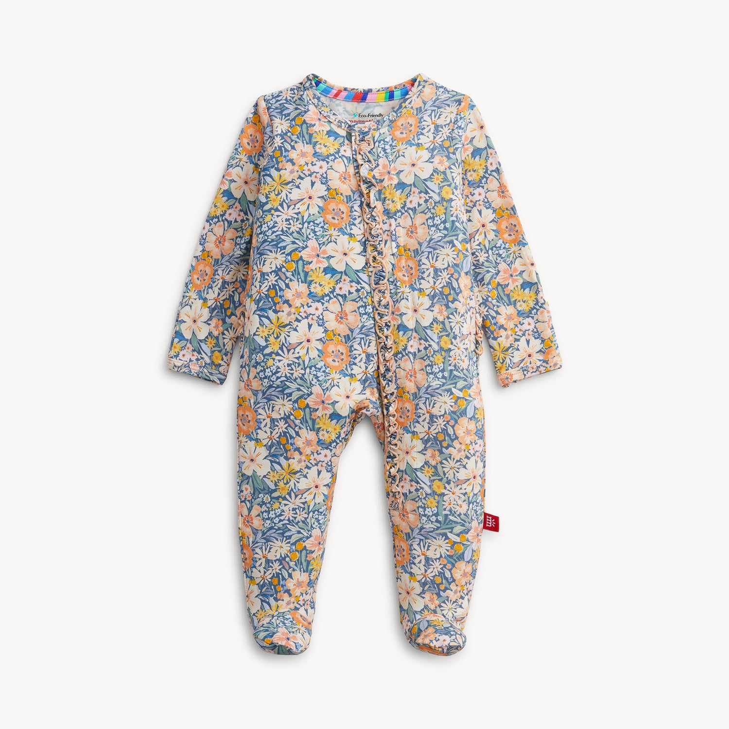 Modal Ruffle Footie (Flora)