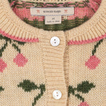 Belou Collar Cardigan (Cherry)