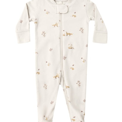 Zip Long Sleeve Sleeper Footie (Fox Land)