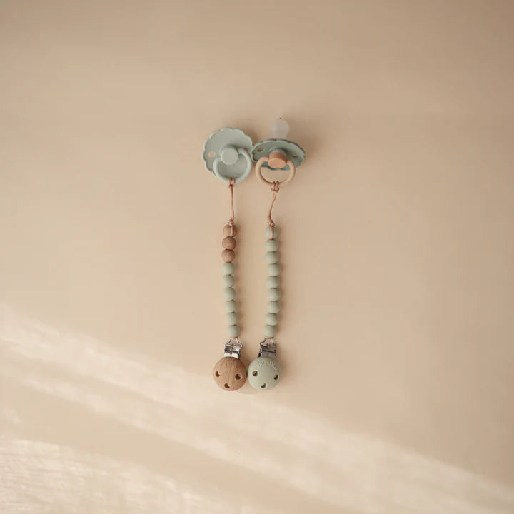 Silicone Pacifier Clip - Hera (Sage)