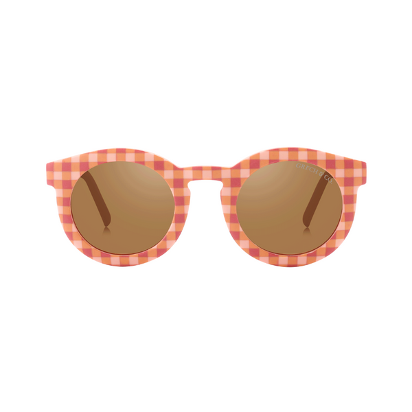 Classic Bendable & Polarized Sunglasses (Sunset Gingham)