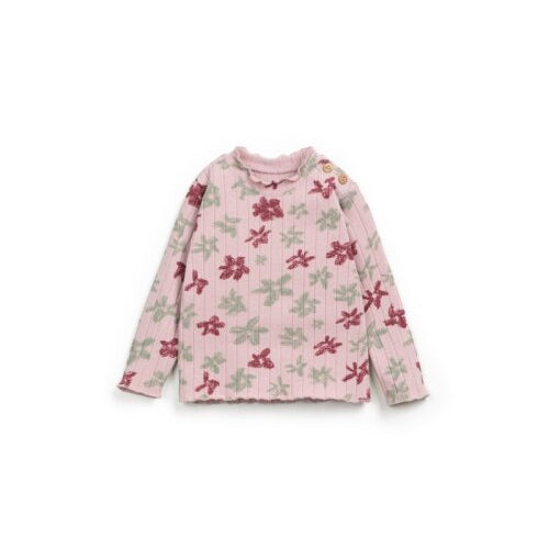Printed Rib LS T-Shirt (Multi)