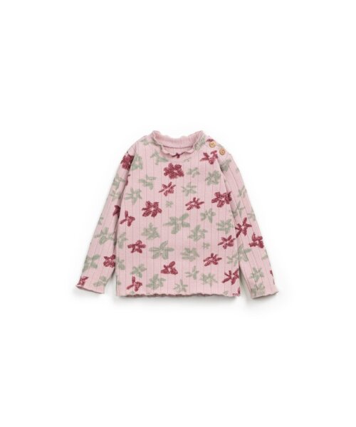 Printed Rib LS T-Shirt (Multi)