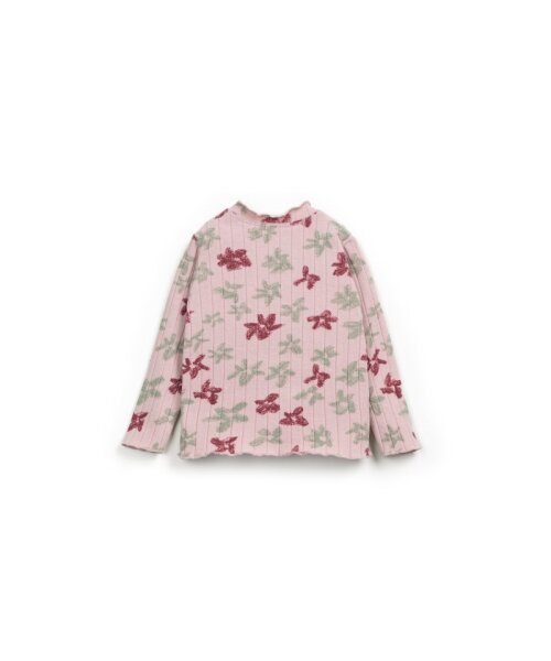 Printed Rib LS T-Shirt (Multi)