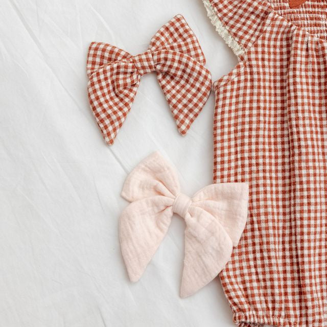 Bow (Red Gingham)