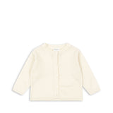 Venti Pointelle Cardigan (Antique White)