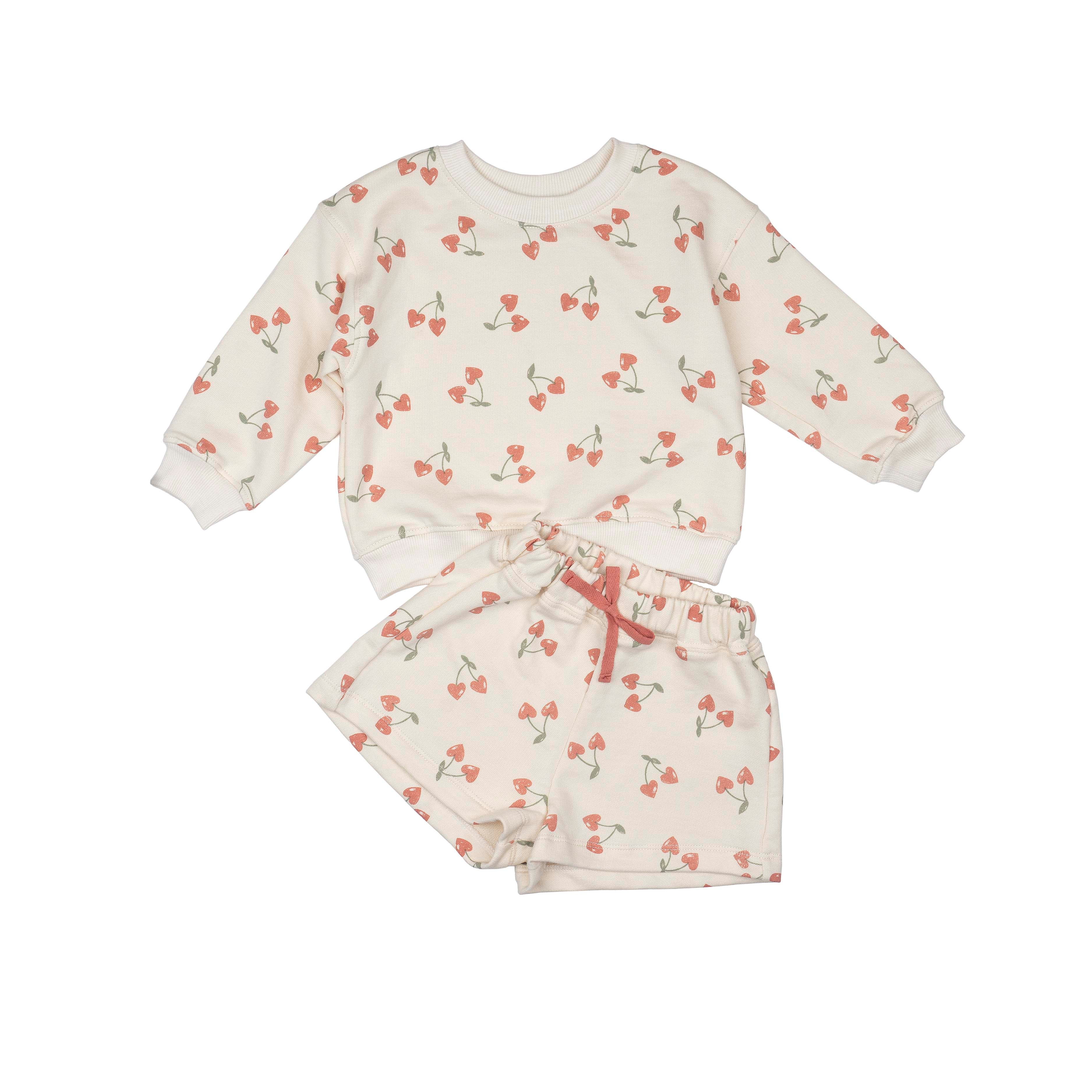 Sweatshirt Set (Cherry Crush)