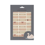 60 Pcs Name Stickers (Swan)