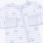 Convertible Romper (Airplane Stripe)
