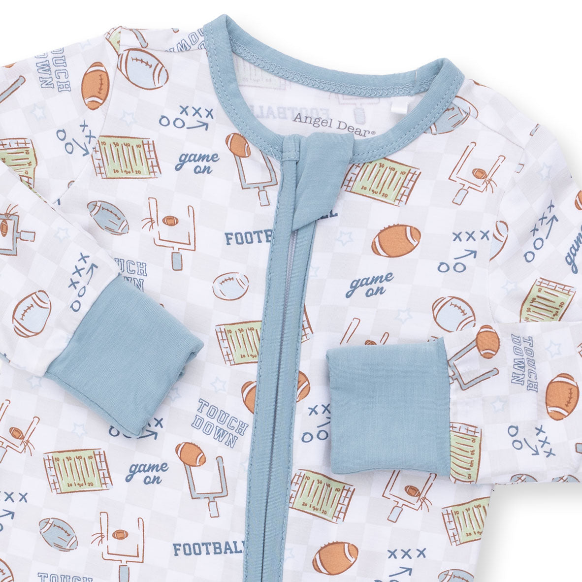 Convertible Romper (Football Check)