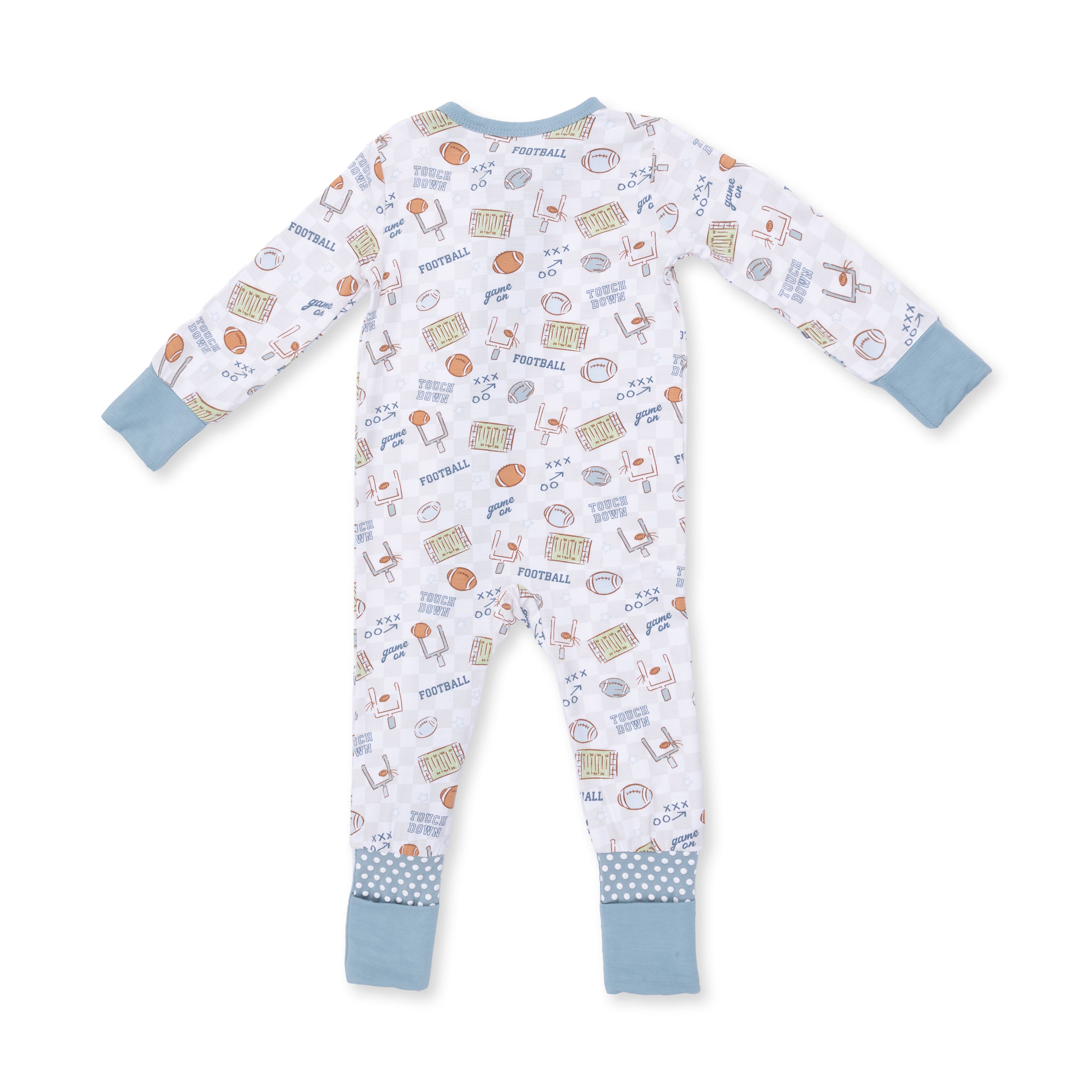 Convertible Romper (Football Check)