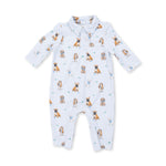 Polo Romper (Bestie Dogs Blue)