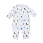 Polo Romper (Bestie Dogs Blue)