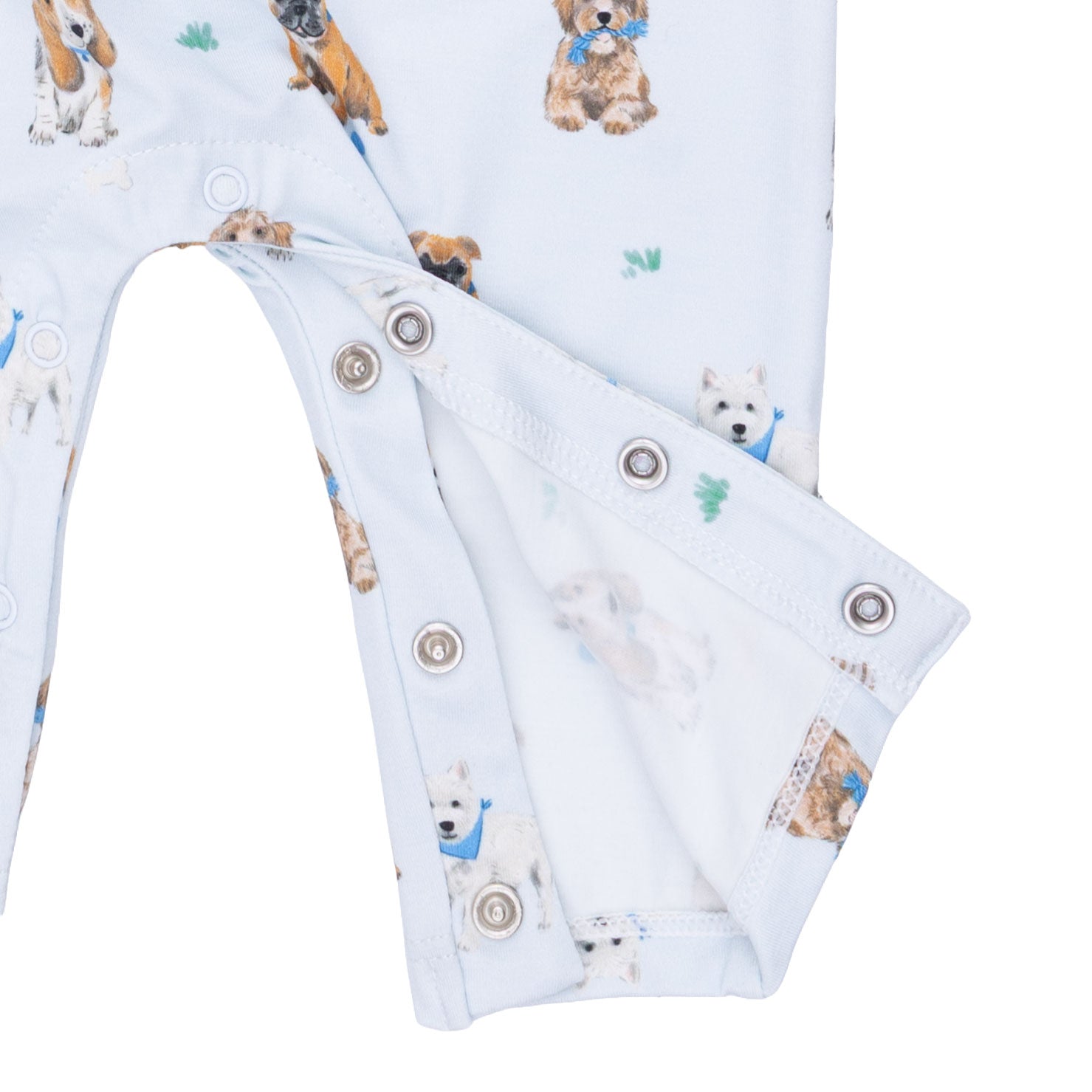 Polo Romper (Bestie Dogs Blue)