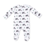2 Way Zipper Footie (Black Bears)