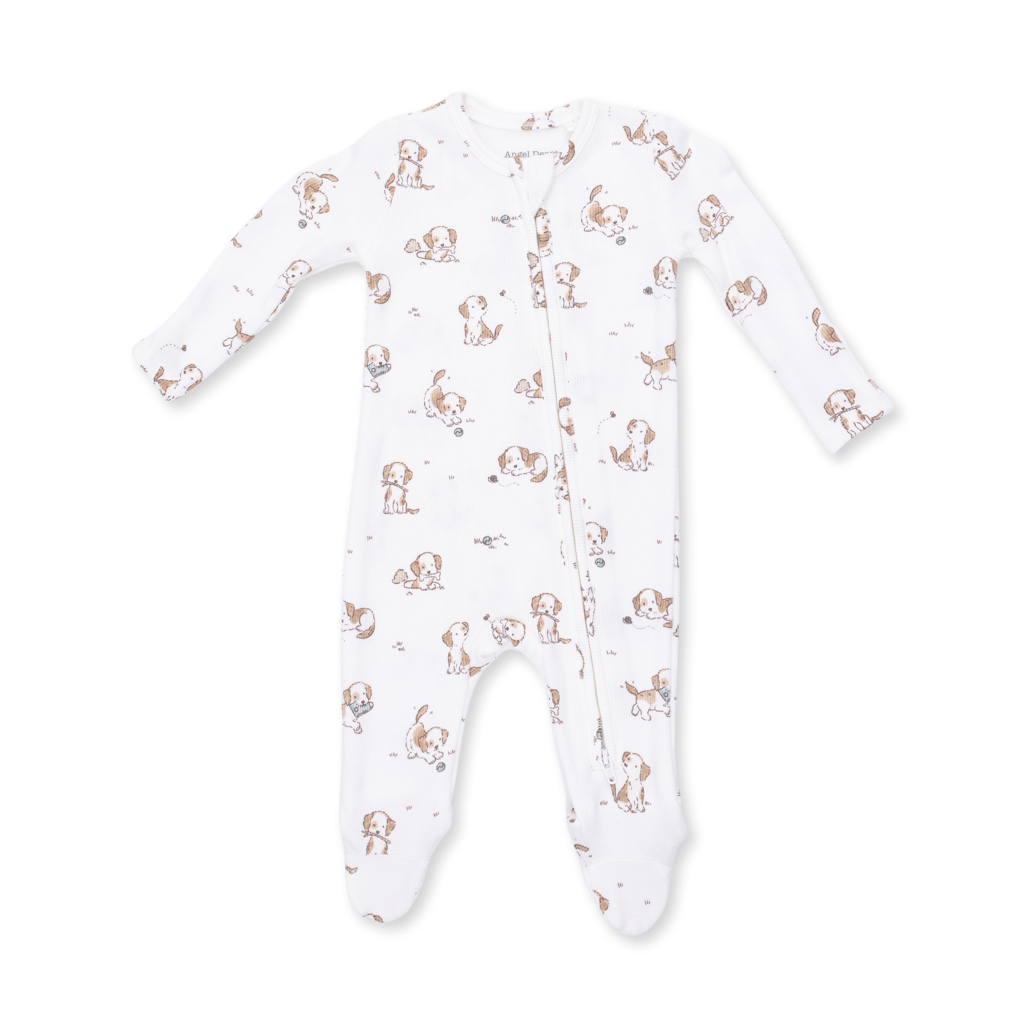 2 Way Zipper Footie (Explorer Puppy Blue)
