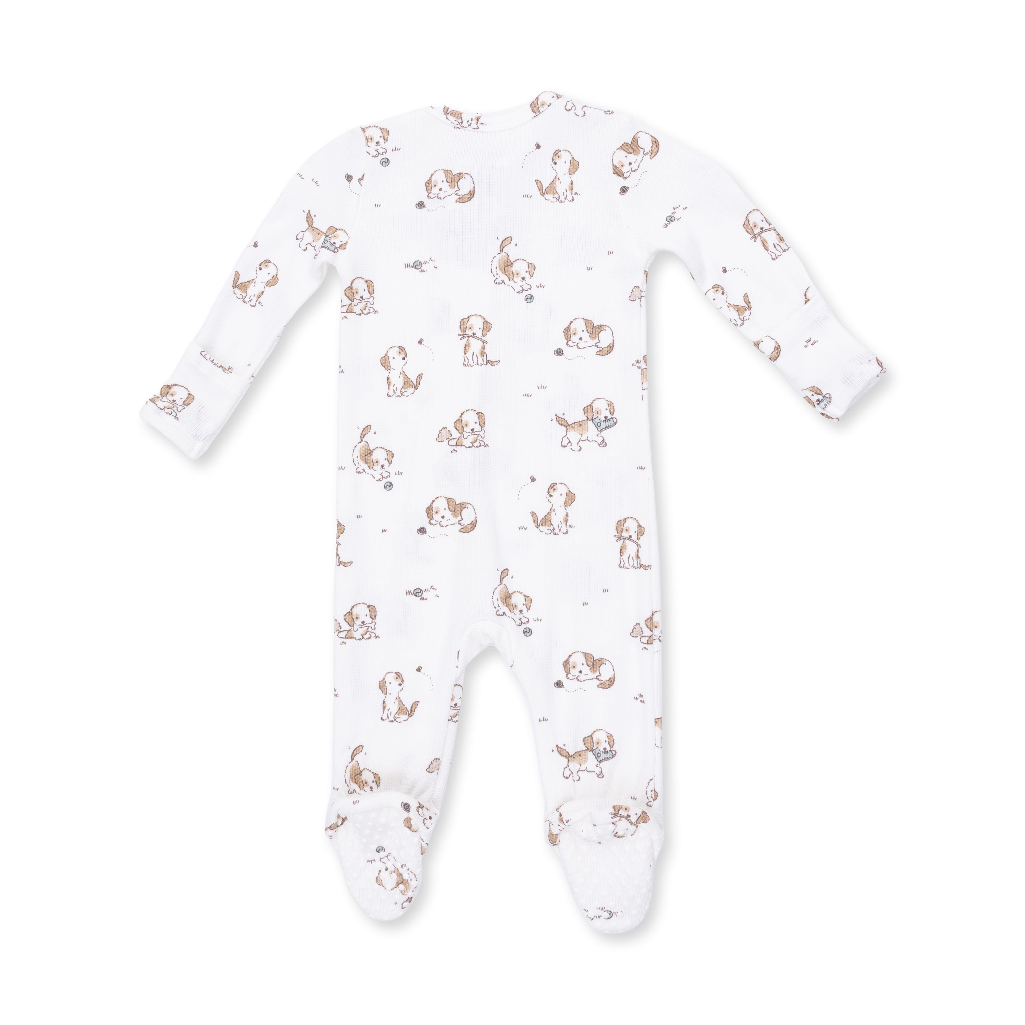 2 Way Zipper Footie (Explorer Puppy Blue)