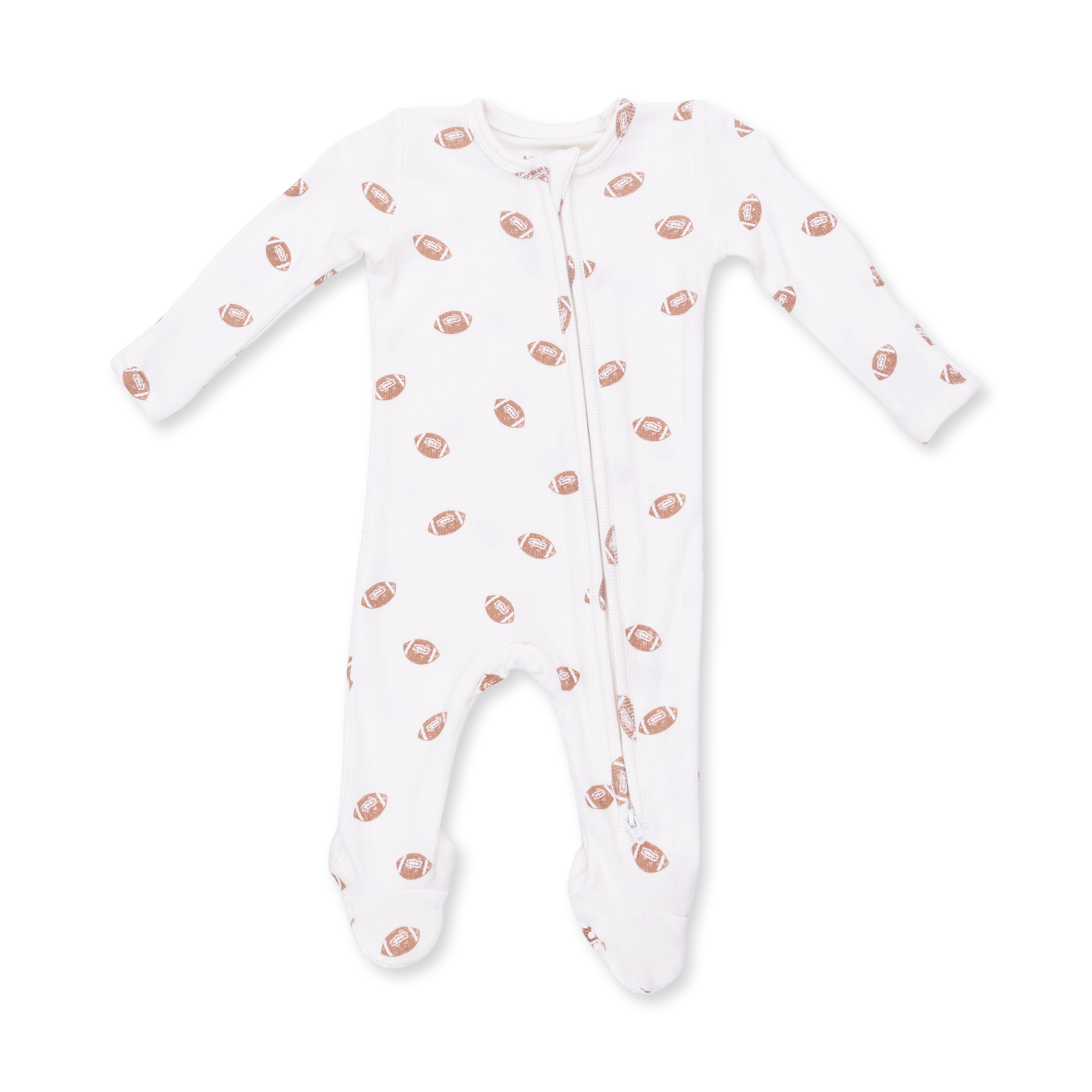 2 Way Zipper Footie (Mini Footballs)