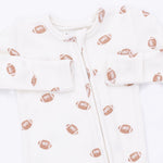 2 Way Zipper Footie (Mini Footballs)