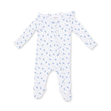 2 Way Ruffle Sleeve Zipper Footie (Joli Rosette)